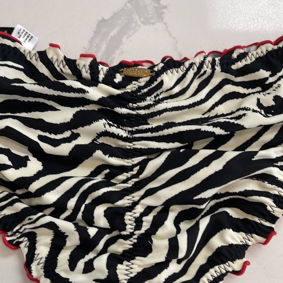 Lilies Fama Zebra Studded Bikini. Small. - Picture 5 of 5